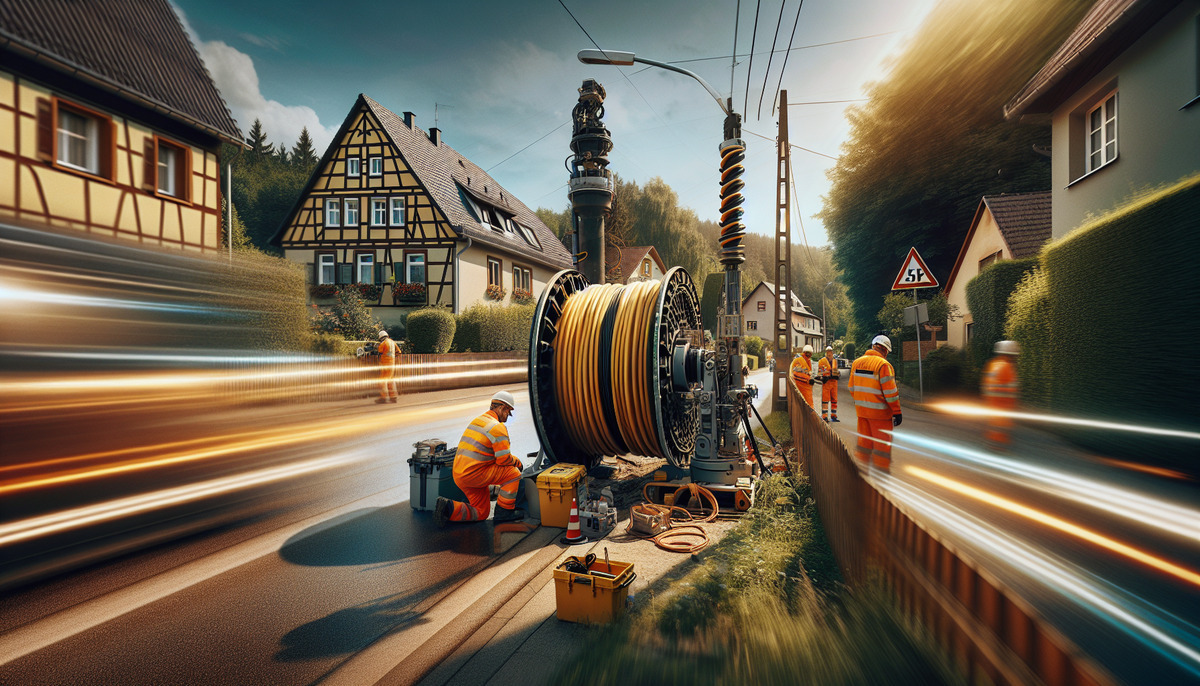 Stadtwerke verlegen 900 Meter Mittelspannungskabel und stärken Versorgungssicherheit in Steinbergen