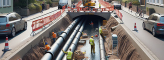 Uhlandstraße: Brücke wird für Pkw und Bus gesperrt wegen provisorischer Leitungsumleitungen
