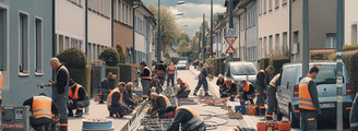 Stadtwerke beginnen Verlegung neuer Stromleitungen in der Höhenstraße