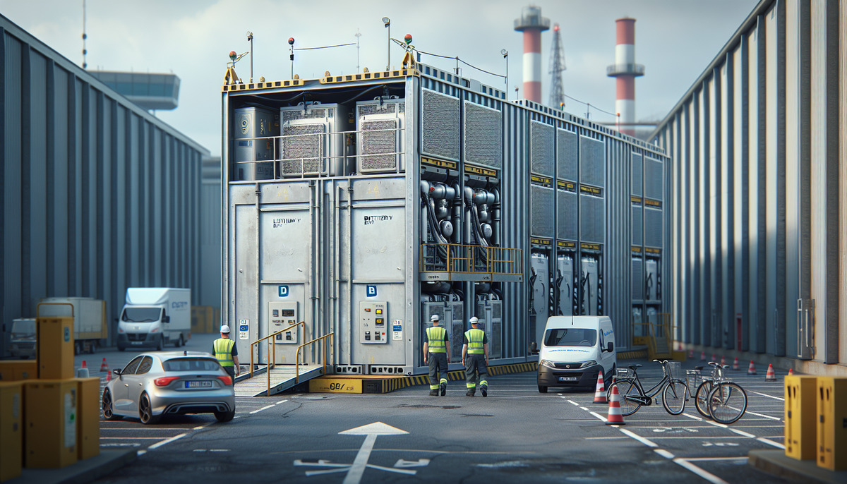 Fünf-Megawatt-Batterie startet Betrieb und puffert Hamburgs erneuerbare Energie